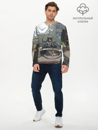 Мужской лонгслив базовый / Arknights Clay