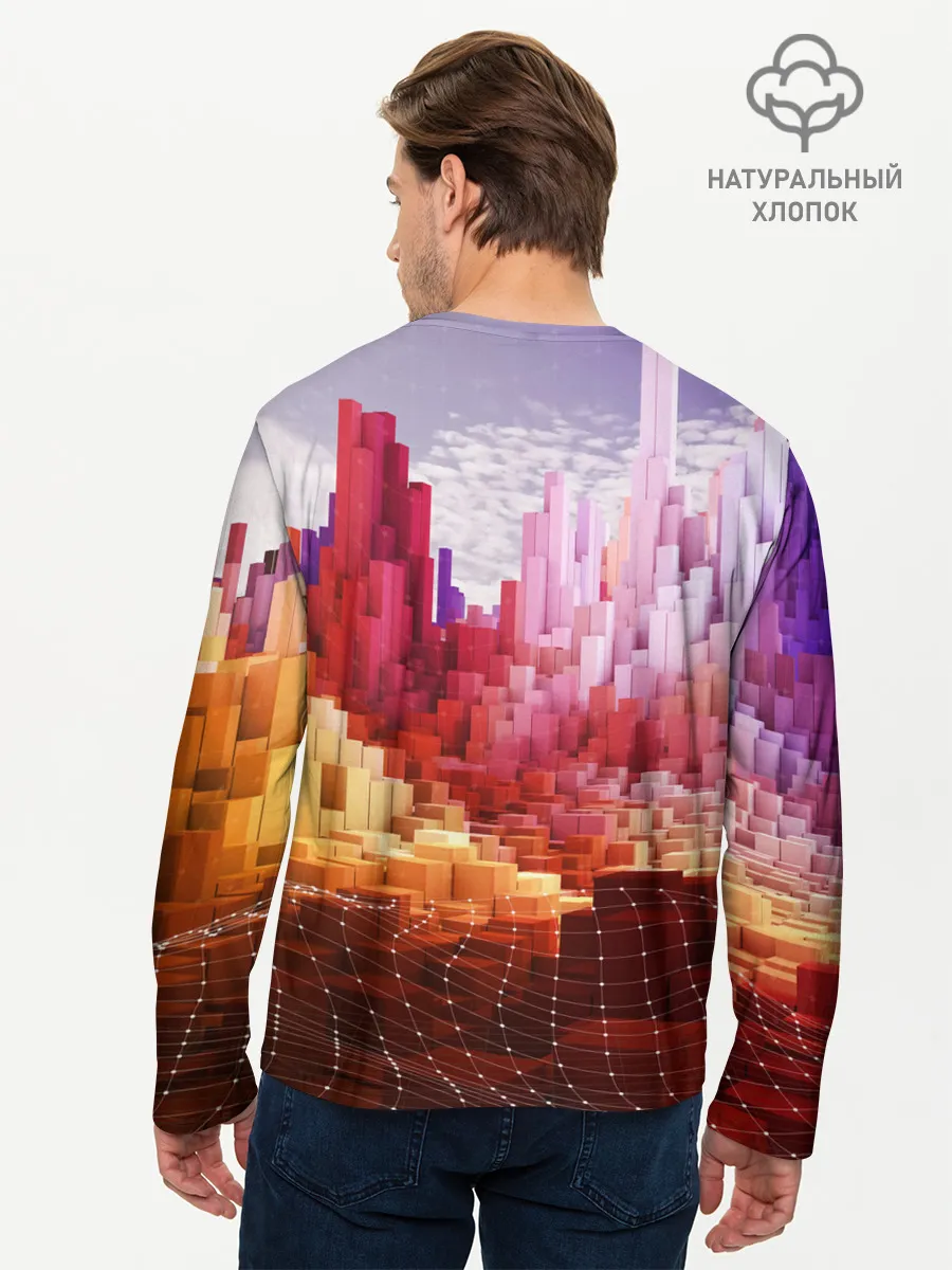 Мужской лонгслив базовый / Симуляция города