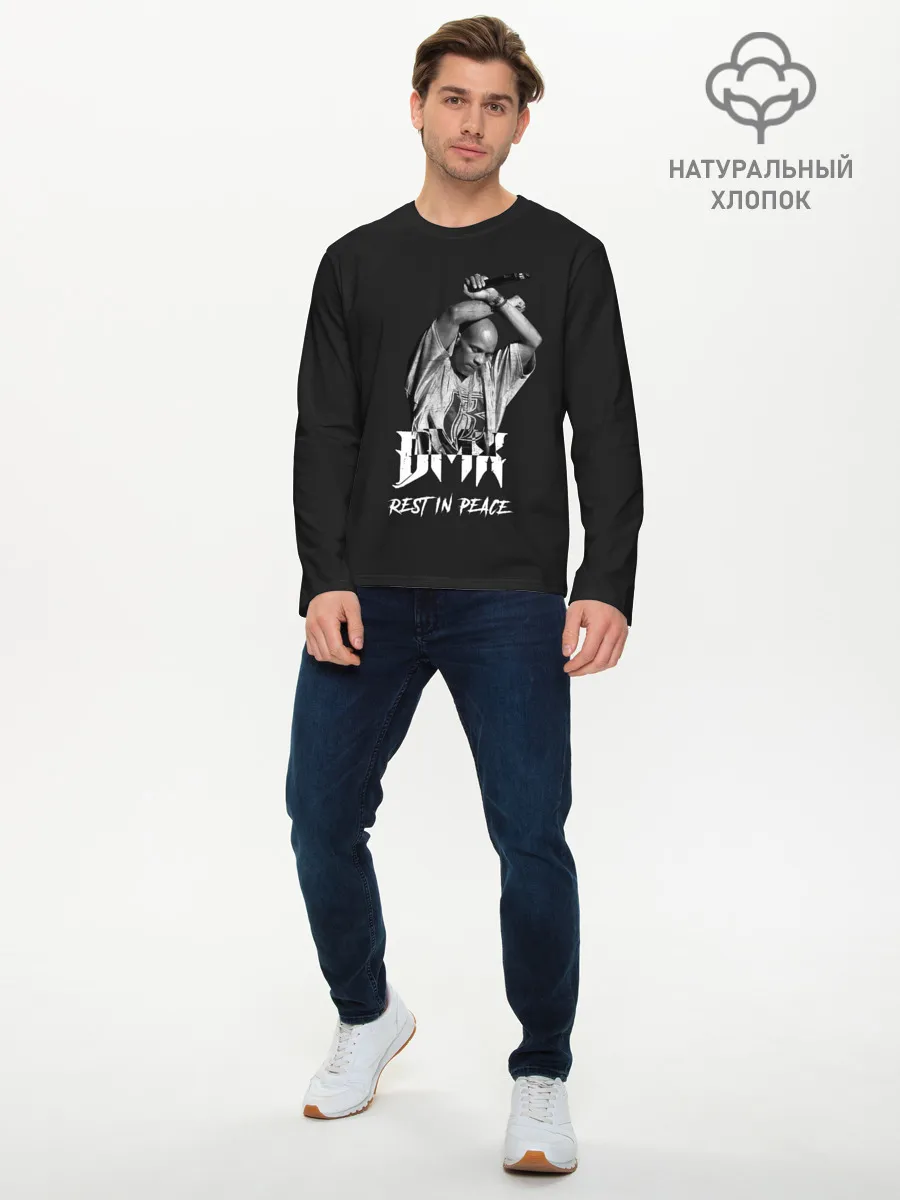 Мужской лонгслив базовый / Rest in Peace Legend. DMX