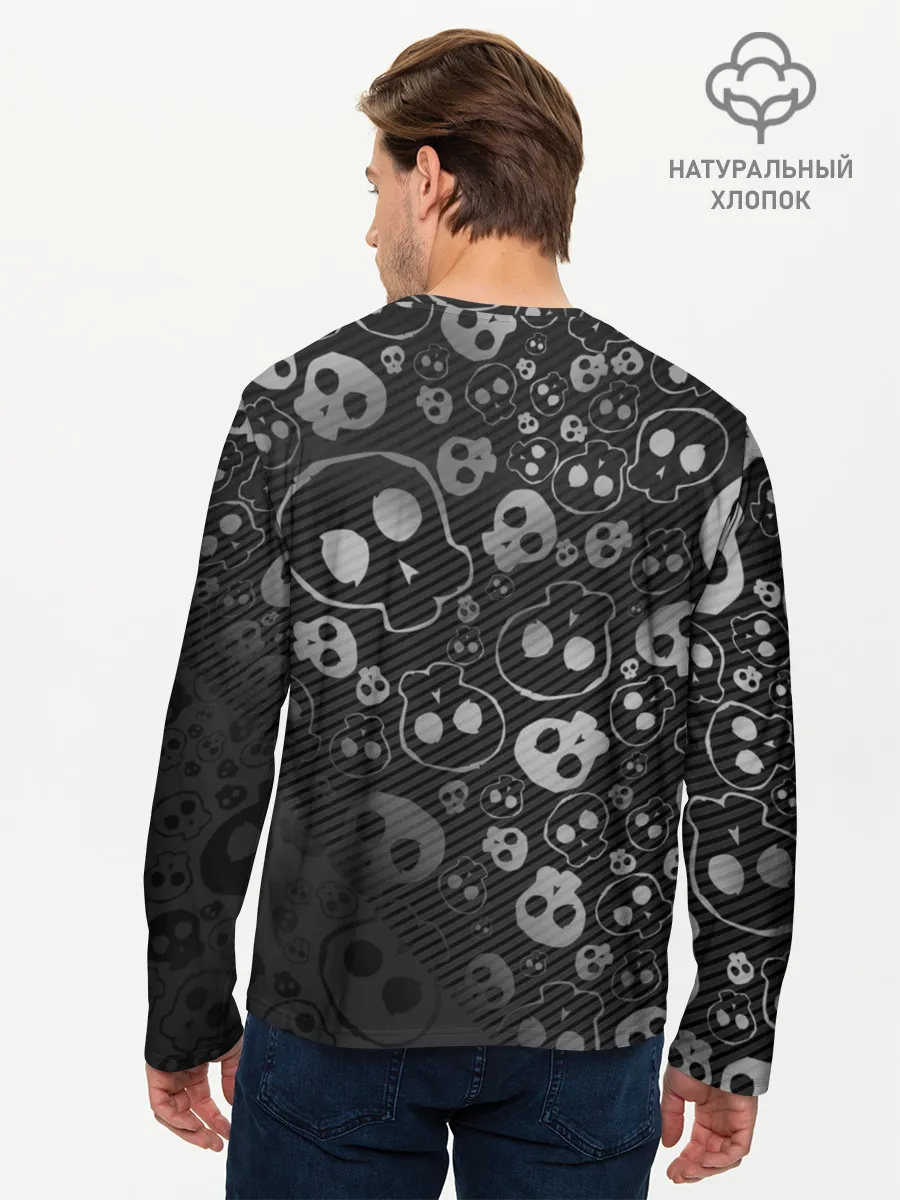 Мужской лонгслив базовый / ART SKULL