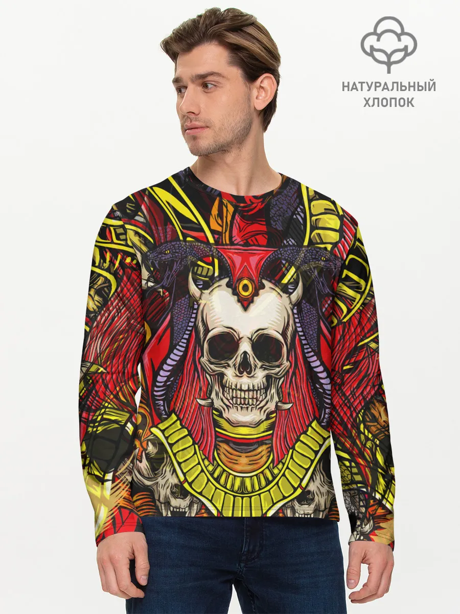 Мужской лонгслив базовый / Unprecedented Fear