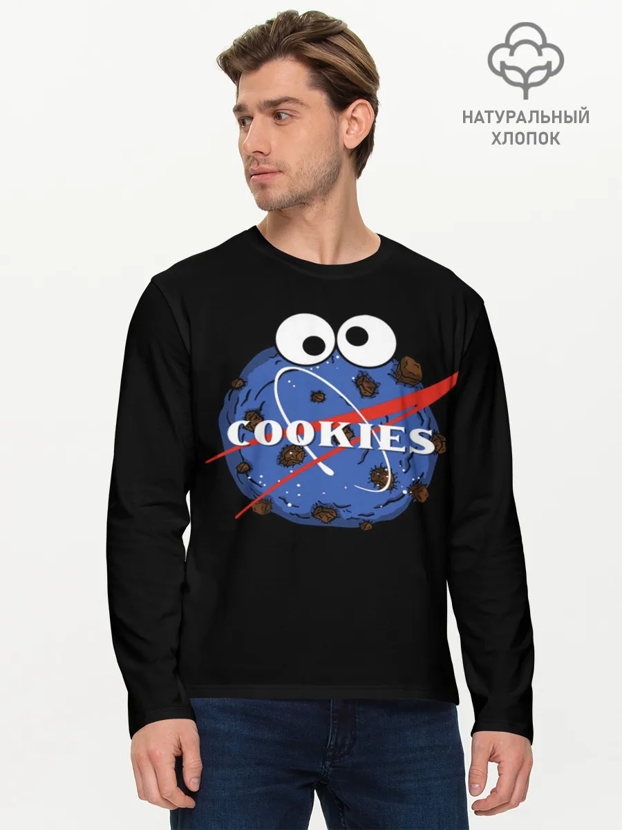 Мужской лонгслив базовый / Cookies