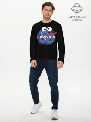 Мужской лонгслив базовый / Cookies