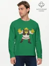 Мужской лонгслив базовый / Shrek. Somebody
