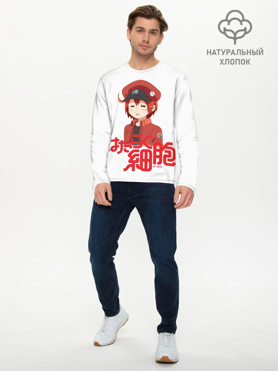 Мужской лонгслив базовый / Sekkekkyuu