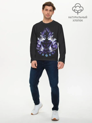Мужской лонгслив базовый / Сон Гоку