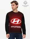 Мужской лонгслив базовый / HYUNDAI / ХЕНДАЙ / RED STYLE