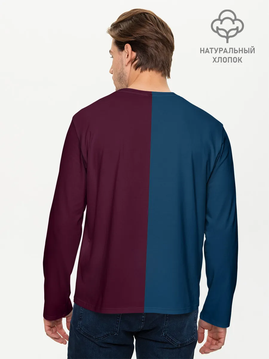 Мужской лонгслив базовый / Vegeta power