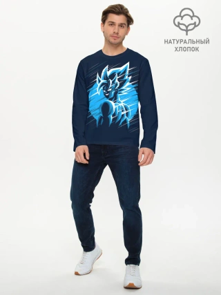 Мужской лонгслив базовый / Dragon Ball Z Art