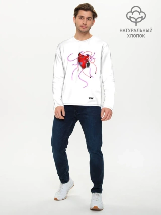 Мужской лонгслив базовый / Yami: listen to my heart 3D