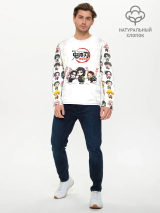 Мужской лонгслив базовый / ПЕРСОНАЖИ Kimetsu no Yaiba