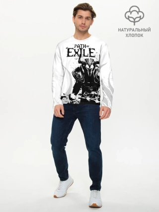 Мужской лонгслив базовый / PATCH OF EXILE WARRIOR