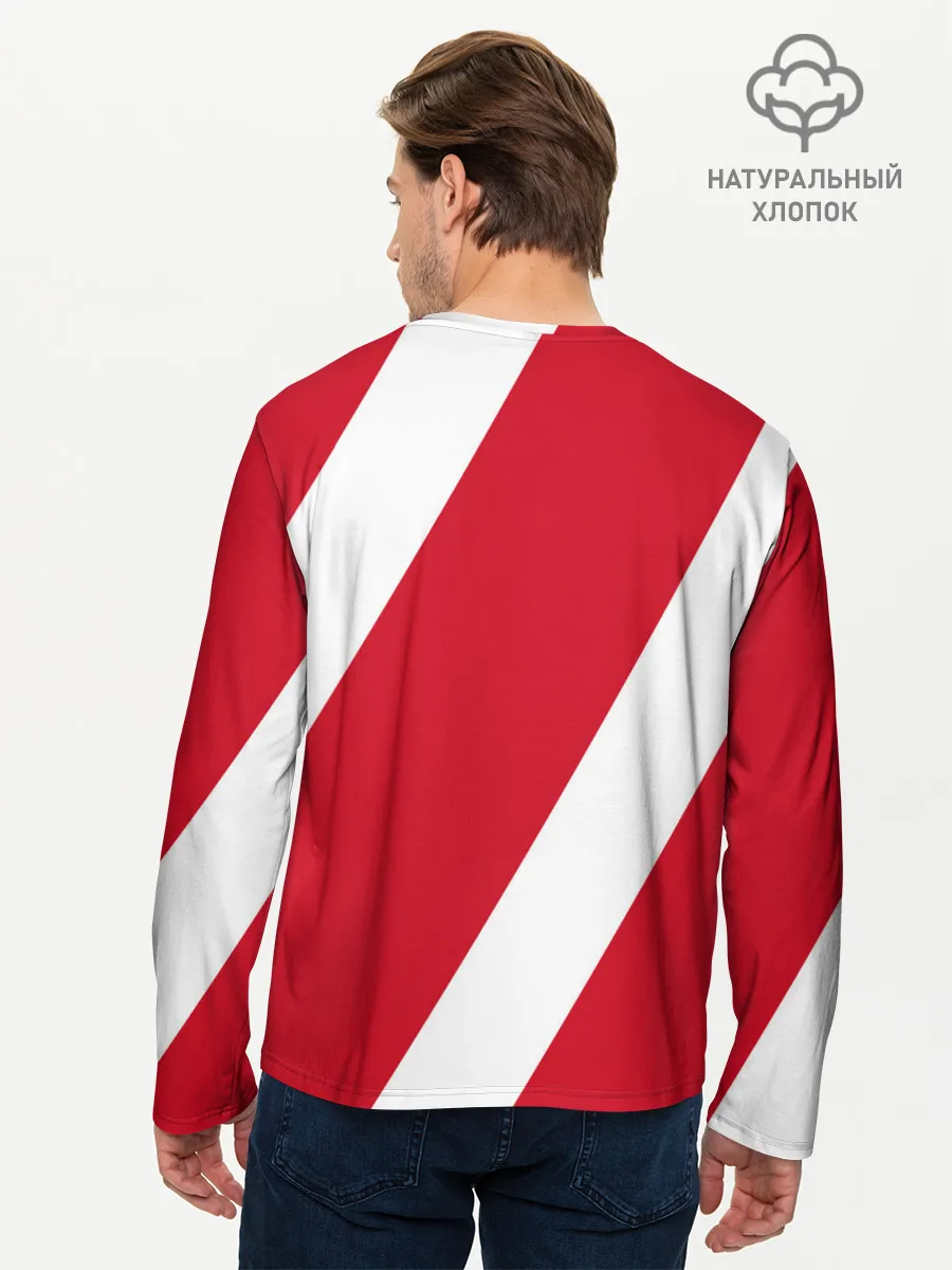 Мужской лонгслив базовый / Сборная Перу