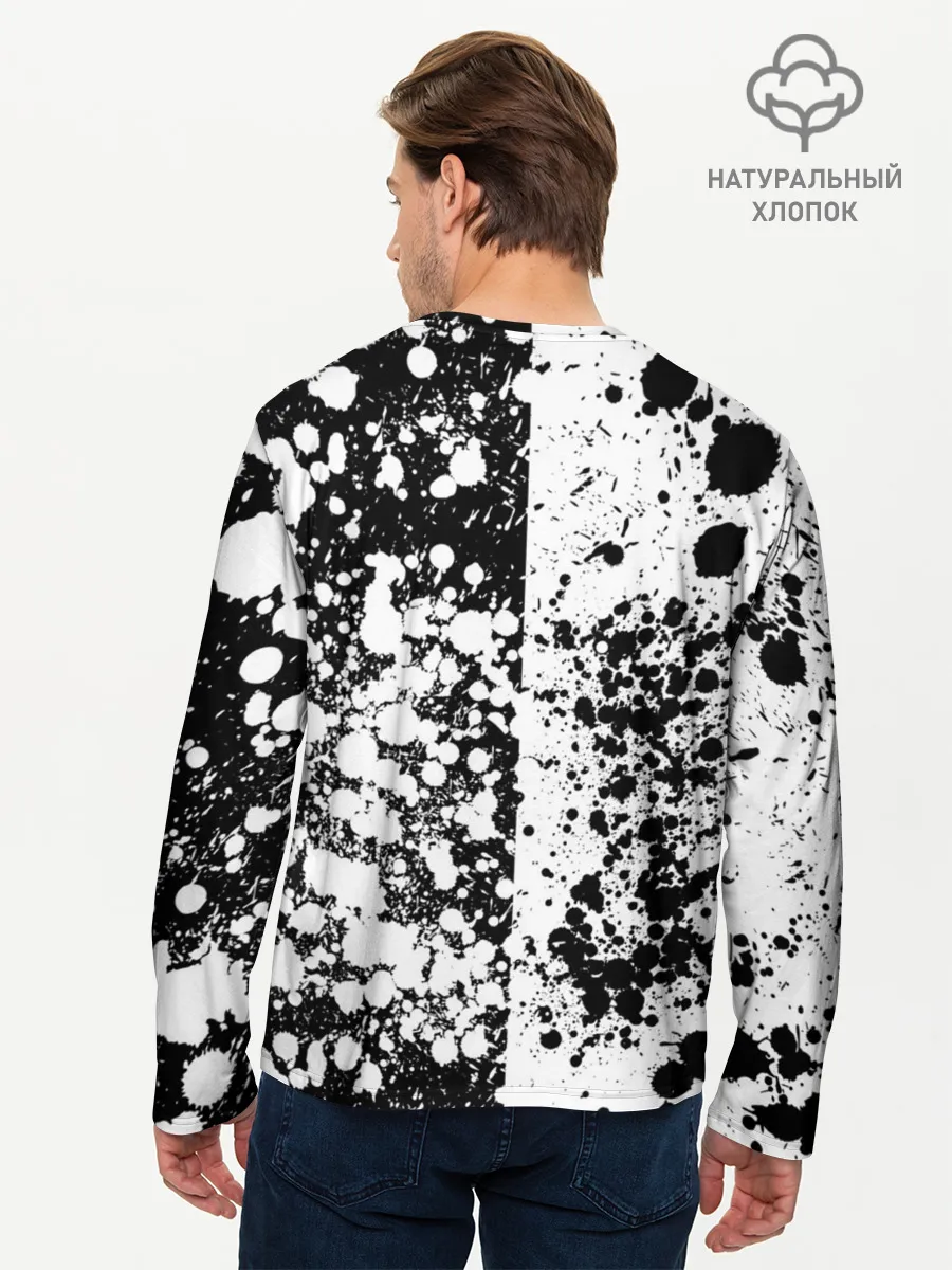 Мужской лонгслив базовый / GEOMETRY DASH / ГЕОМЕТРИ ДАШ