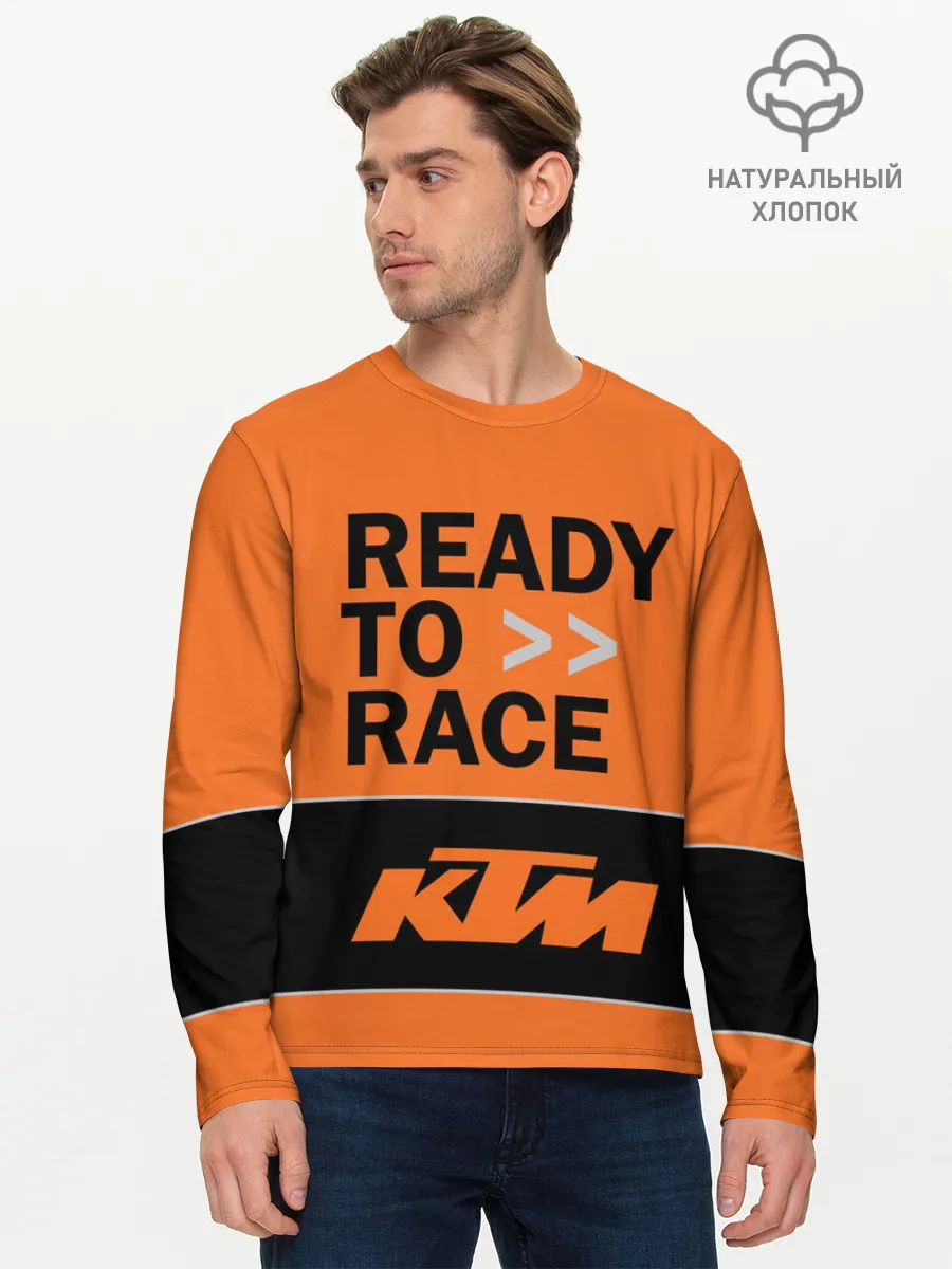 Мужской лонгслив базовый / KTM | READY TO RACE