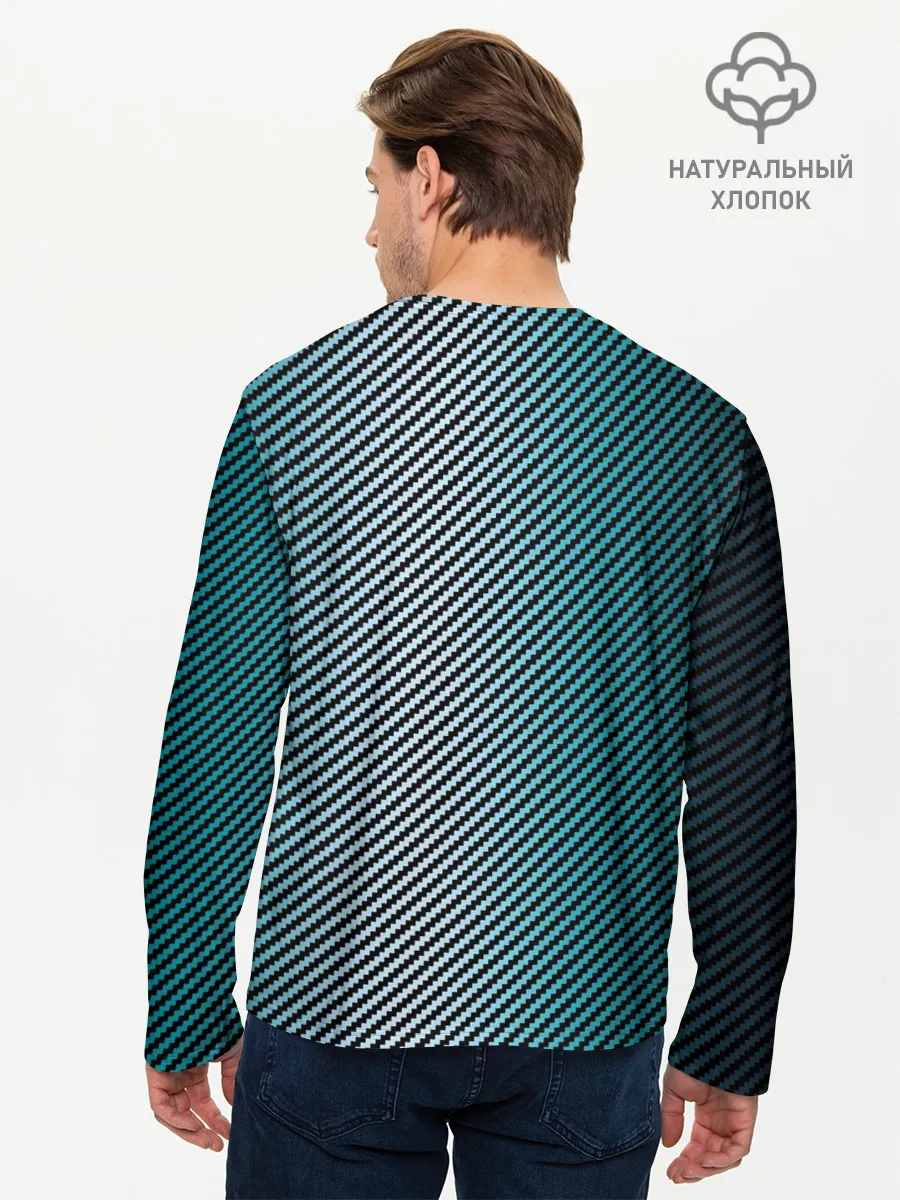 Мужской лонгслив базовый / Carbon Blue