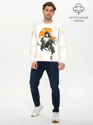 Мужской лонгслив базовый / Муичиро Токито Kimetsu no Yaiba