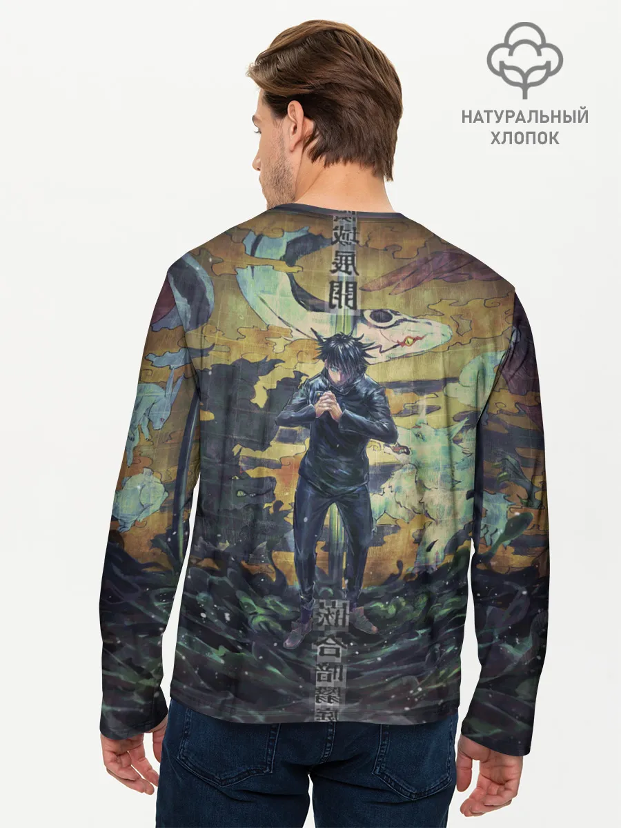 Мужской лонгслив базовый / Anime art