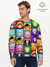 Мужской лонгслив базовый / ONE PIECE / ВАН ПИС / ГЕРОИ
