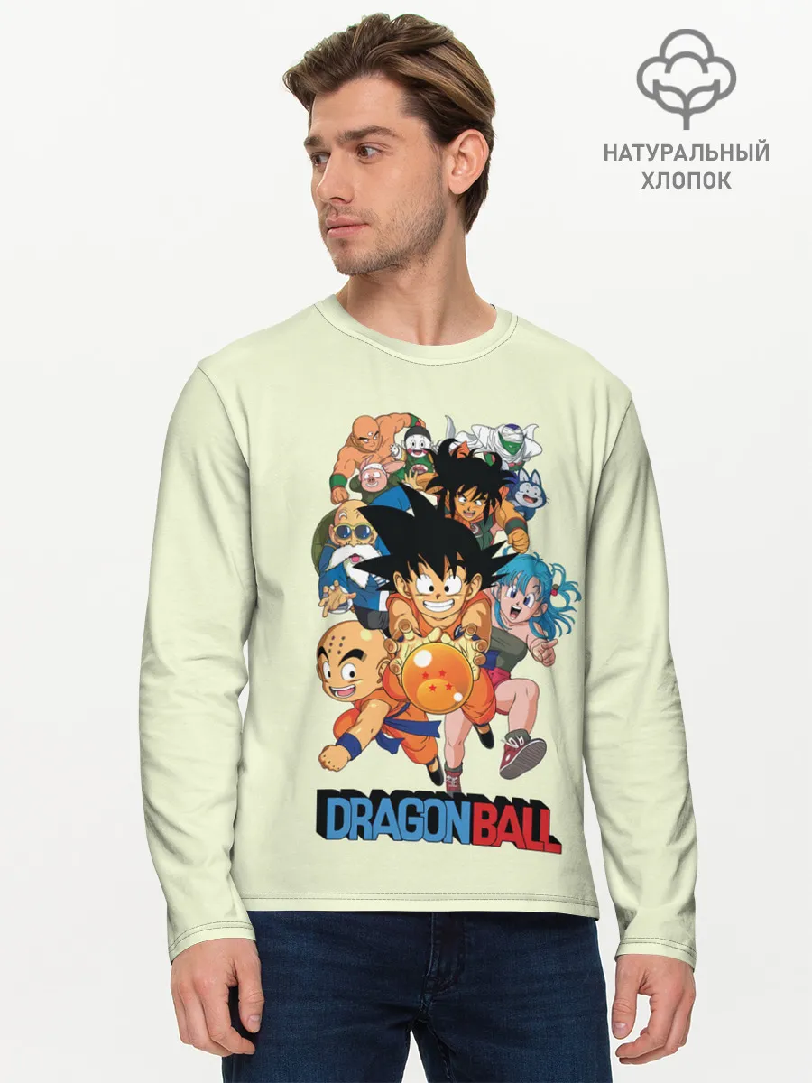 Мужской лонгслив базовый / Команда Драконьего яйца