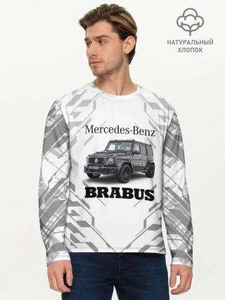 Мужской лонгслив базовый / MERCEDES | BRABUS