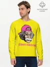 Мужской лонгслив базовый / Albert Einstein