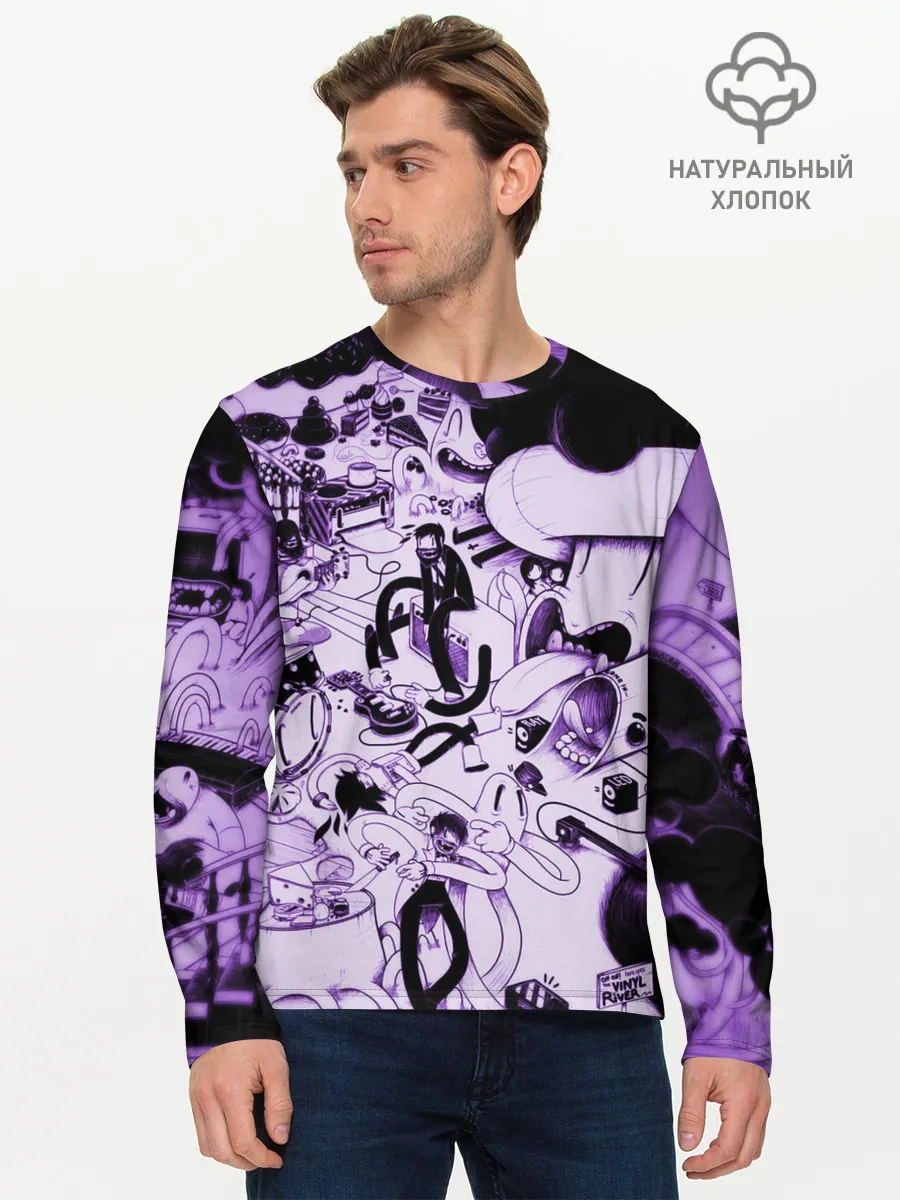 Мужской лонгслив базовый / HARD MULT | Мульт