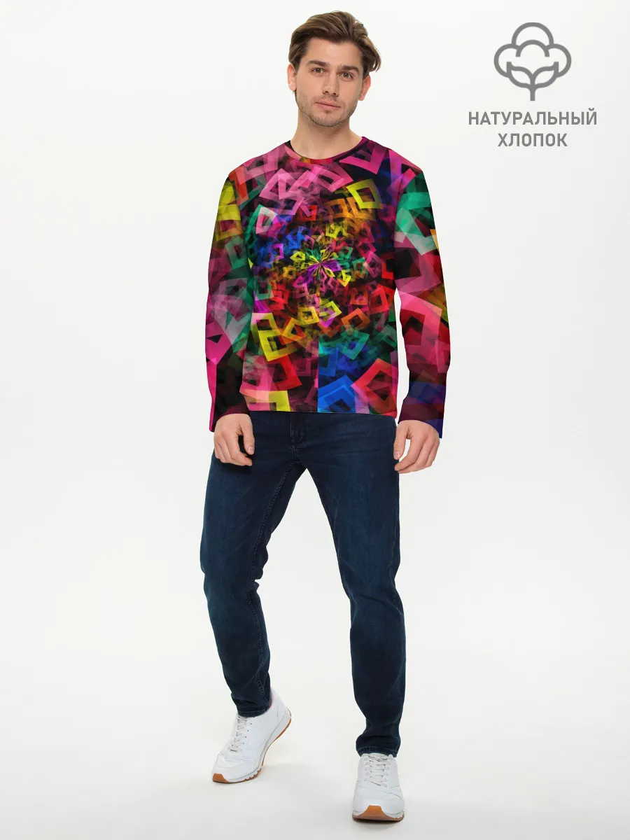 Мужской лонгслив базовый / Калейдоскоп