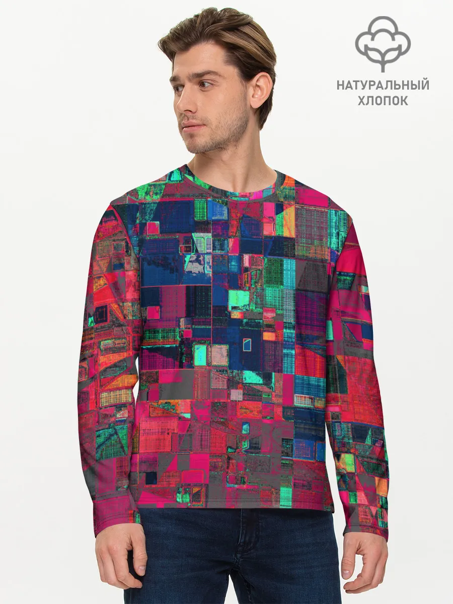 Мужской лонгслив базовый / HAPPY WINDOWS