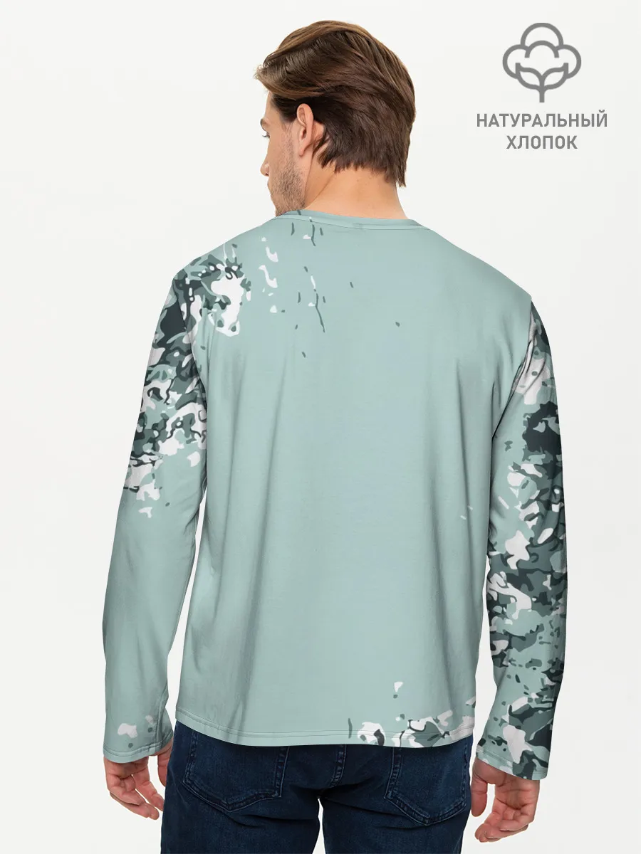 Мужской лонгслив базовый / Танджиро Камадо Kimetsu no Yaiba