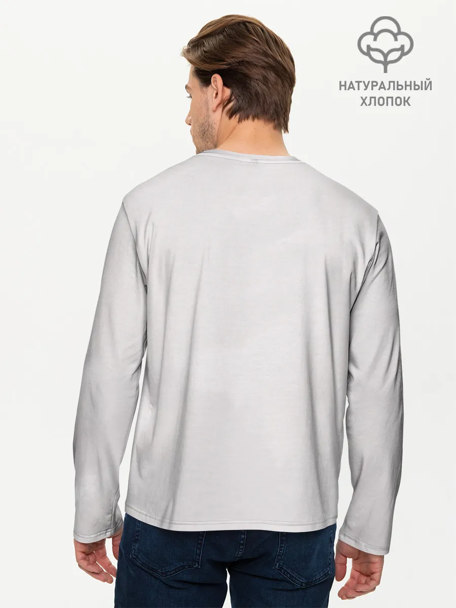 Мужской лонгслив базовый / Гию оберегает Танджиро и Незуко