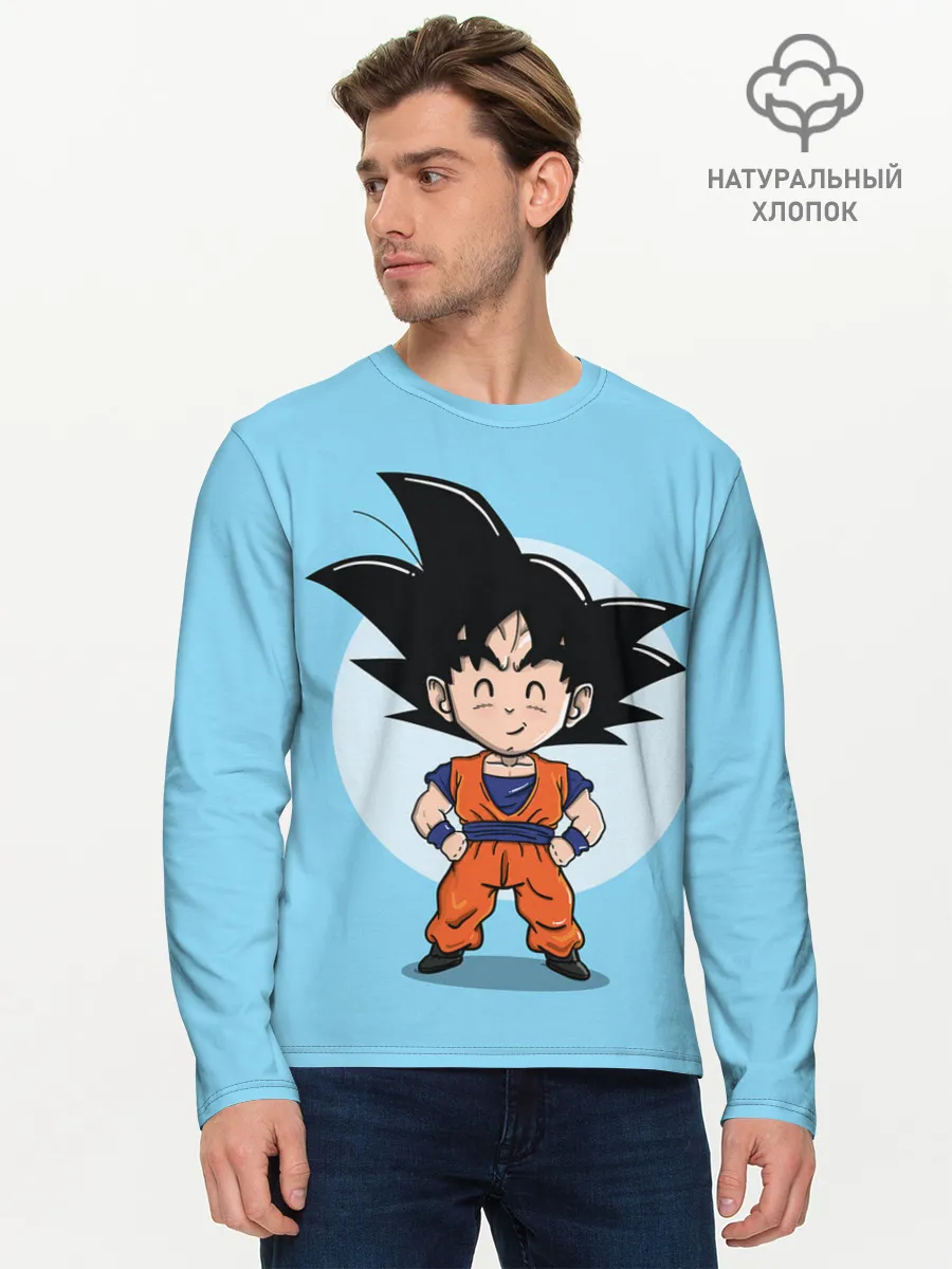 Мужской лонгслив базовый / Sweet Goku