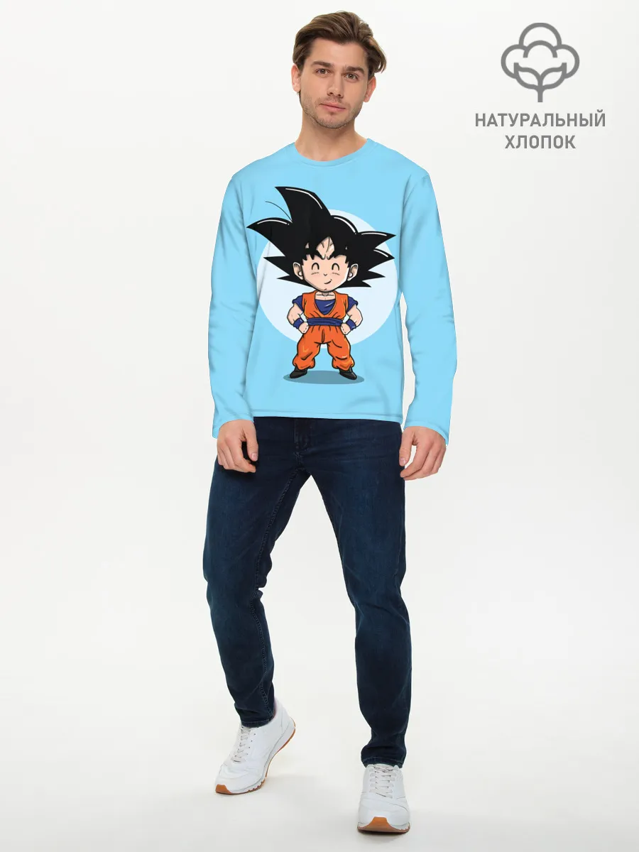 Мужской лонгслив базовый / Sweet Goku