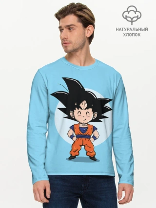 Мужской лонгслив базовый / Sweet Goku