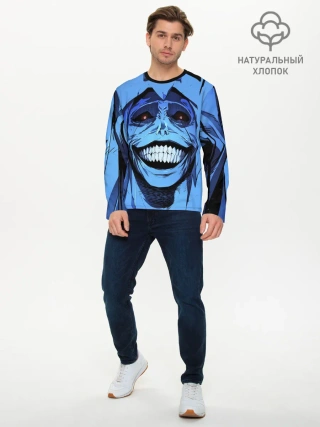 Мужской лонгслив базовый / ПОДНЯТИЕ УРОВНЯ В ОДИНОЧКУ