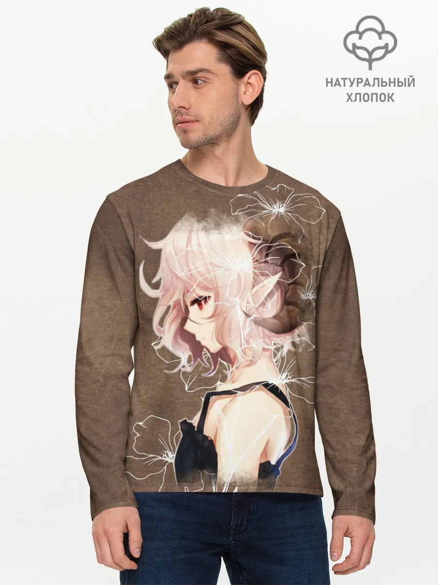 Мужской лонгслив базовый / Chica demonio. Ангелы и демоны