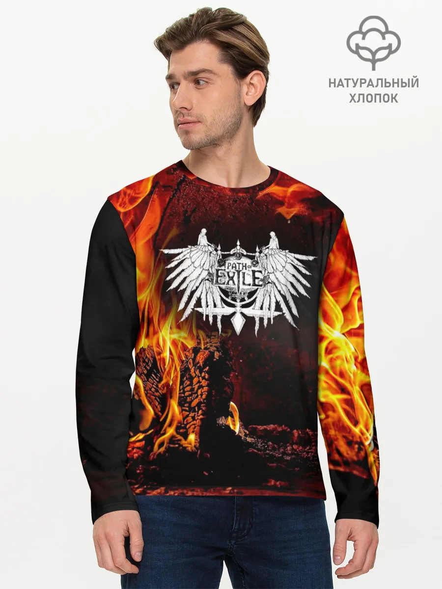 Мужской лонгслив базовый / Path of Exile $$$
