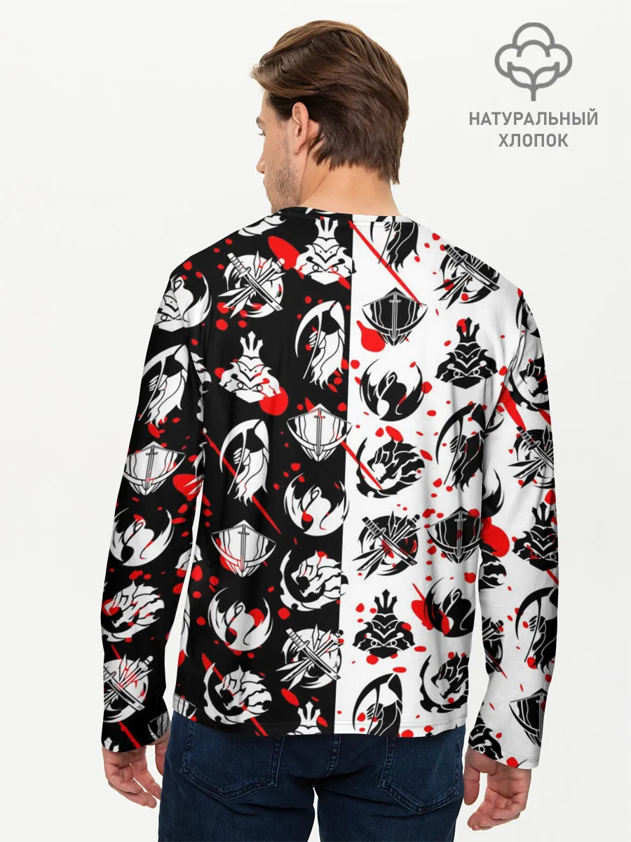 Мужской лонгслив базовый / SOLO LEVELING / ГИЛЬДИИ