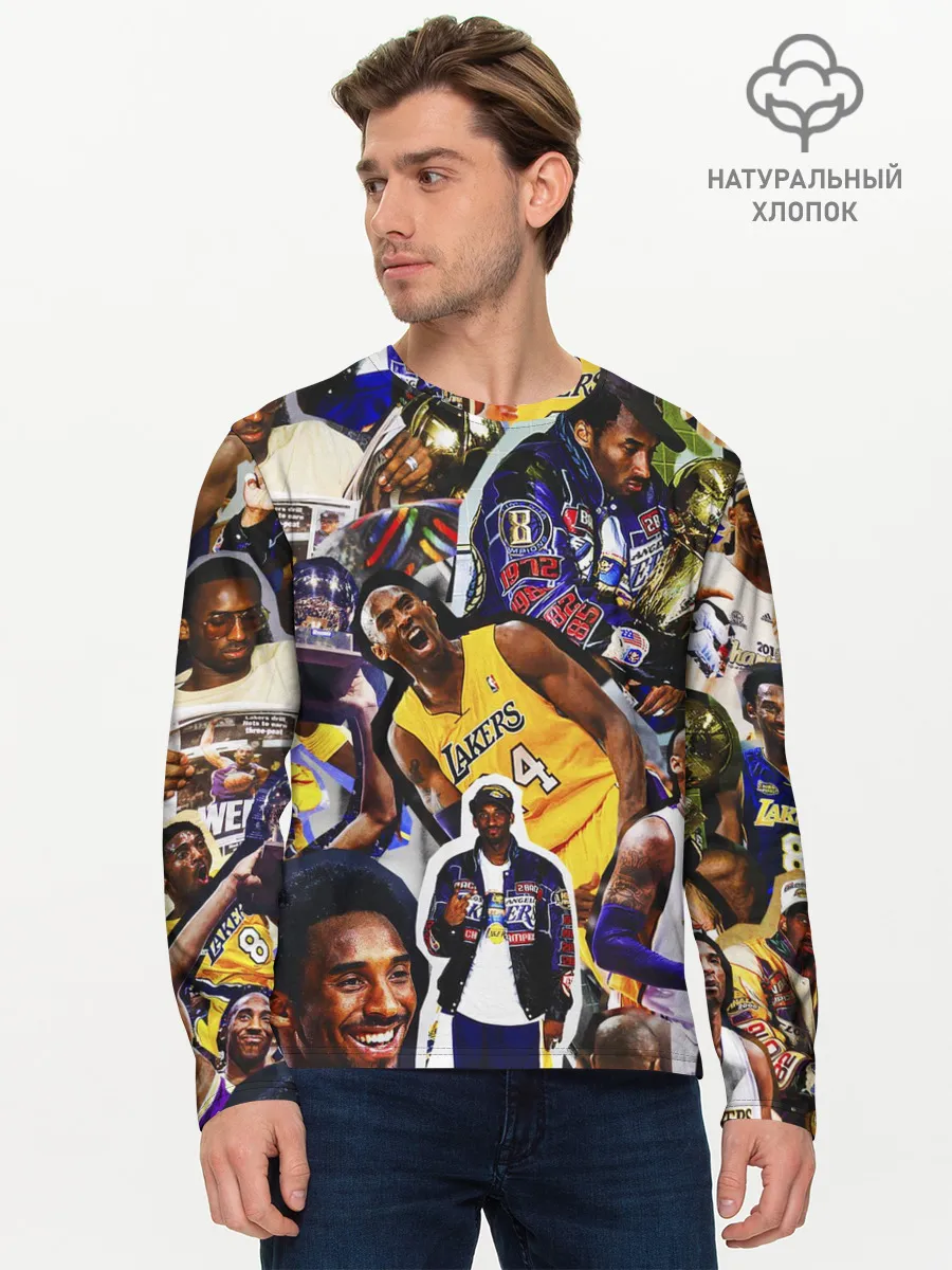 Мужской лонгслив базовый / КОБИ БРАЙАНТ / KOBE BRYANT
