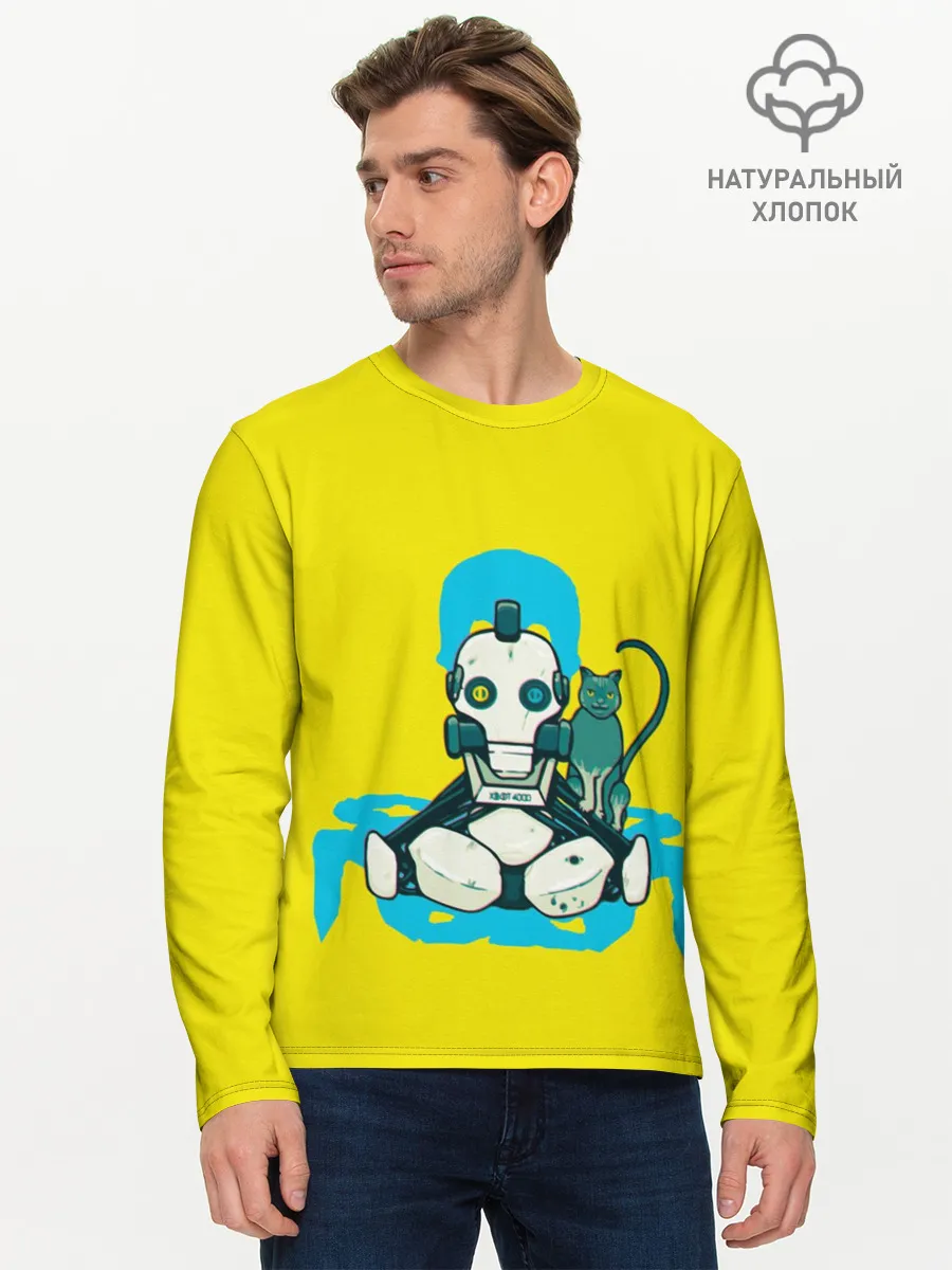 Мужской лонгслив базовый / Любовь, смерть и роботы