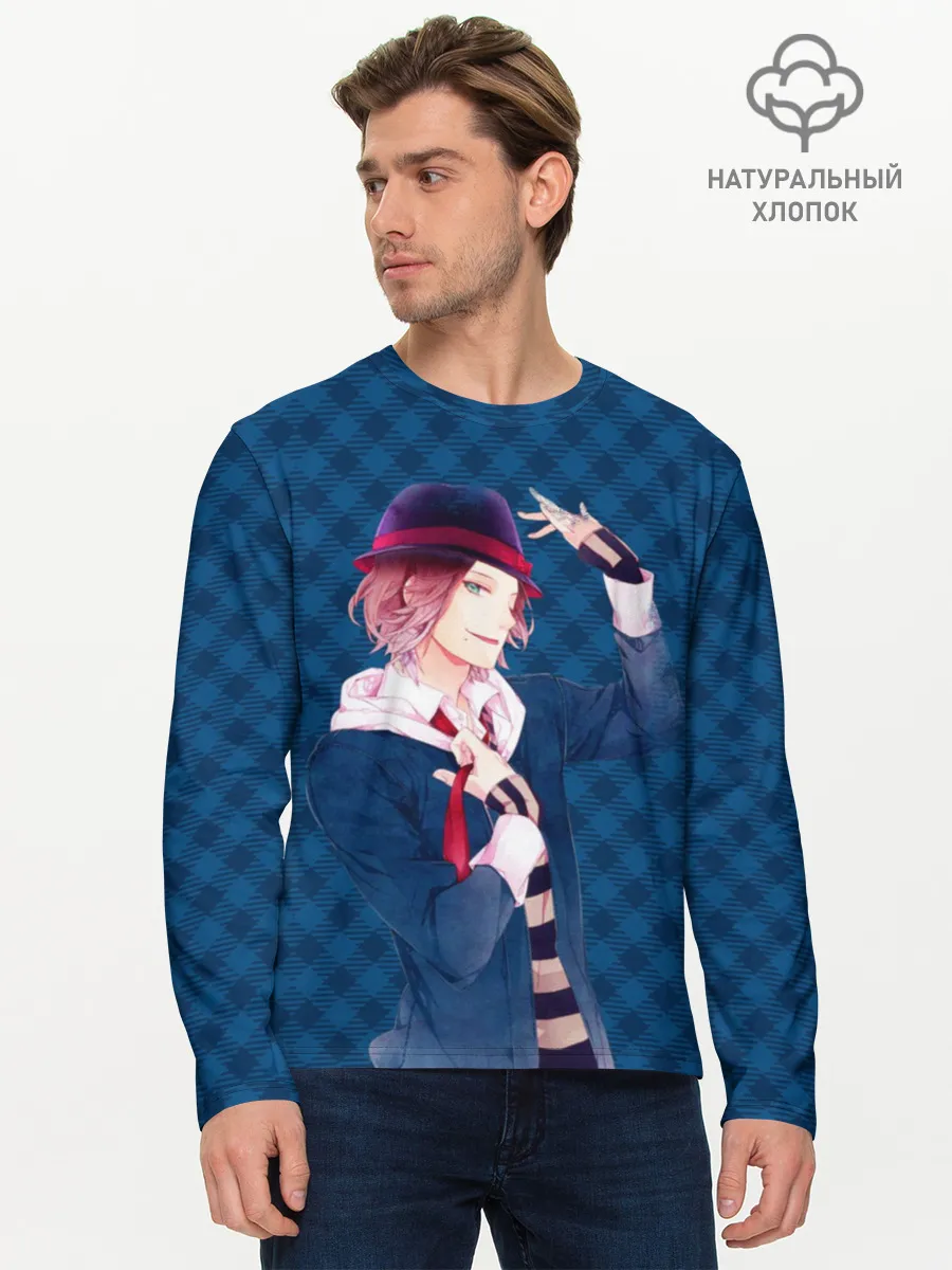 Мужской лонгслив базовый / Чуя Накахара