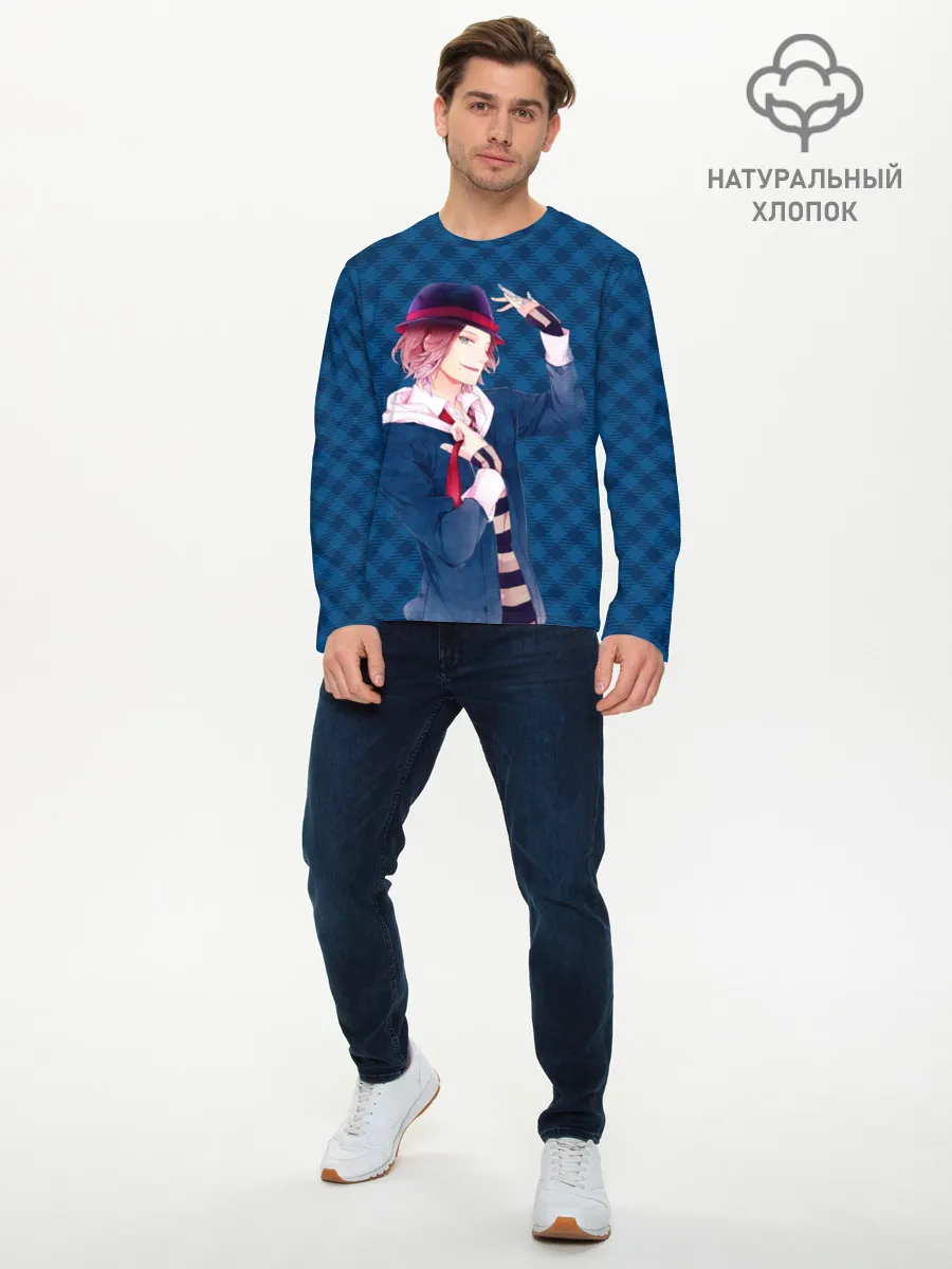 Мужской лонгслив базовый / Чуя Накахара