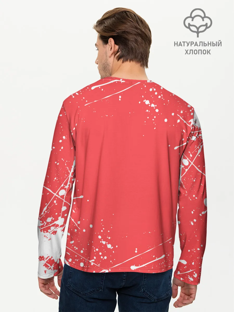 Мужской лонгслив базовый / Кровосток | Реп группа