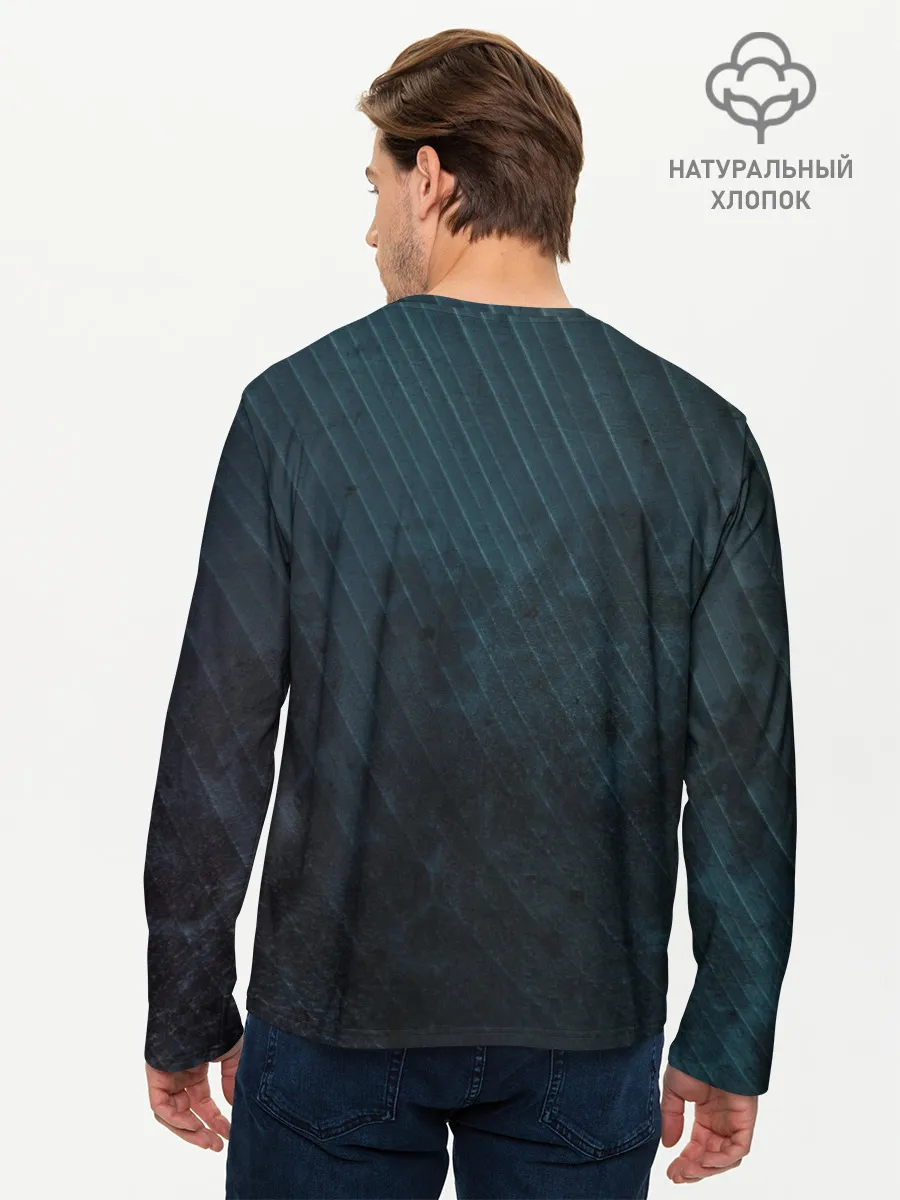 Мужской лонгслив базовый / Dark Texture