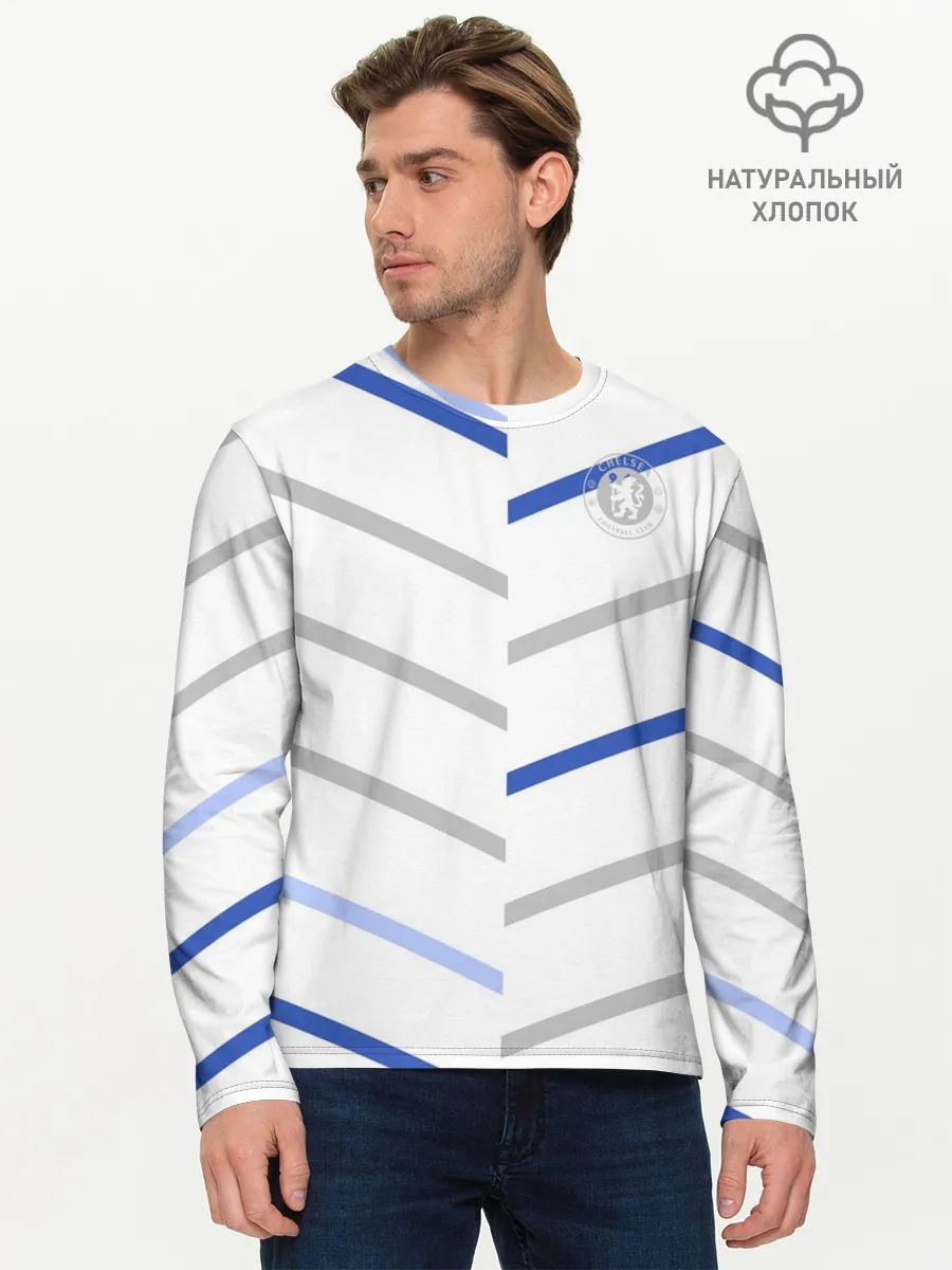 Мужской лонгслив базовый / FC Chelsea | Fresh Top