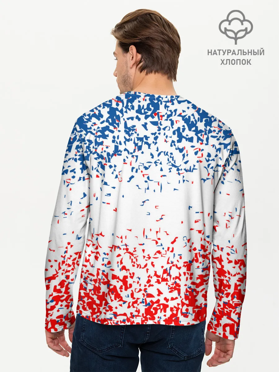 Мужской лонгслив базовый / Сборная Коста-Рики