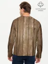 Мужской лонгслив базовый / Texture. Wood