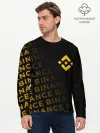 Мужской лонгслив базовый / BINANCE / БИНАНС / БАНАН