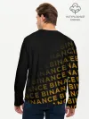 Мужской лонгслив базовый / BINANCE / БИНАНС / БАНАН