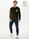 Мужской лонгслив базовый / BINANCE / БИНАНС / БАНАН